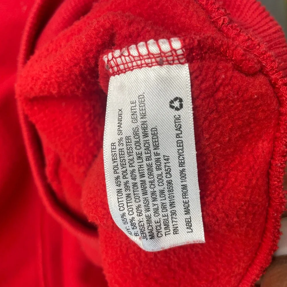 Goodfellow & Co Grinch Hoodie‎ Men Lg Red Christmas Graphic Pullover Excellent